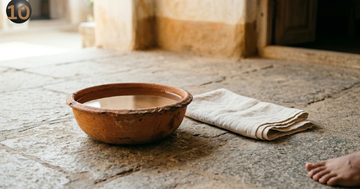 Basin and Towel