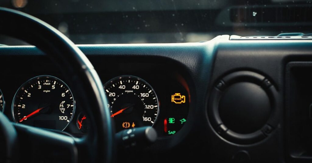 Jeep Wrangler dashboard