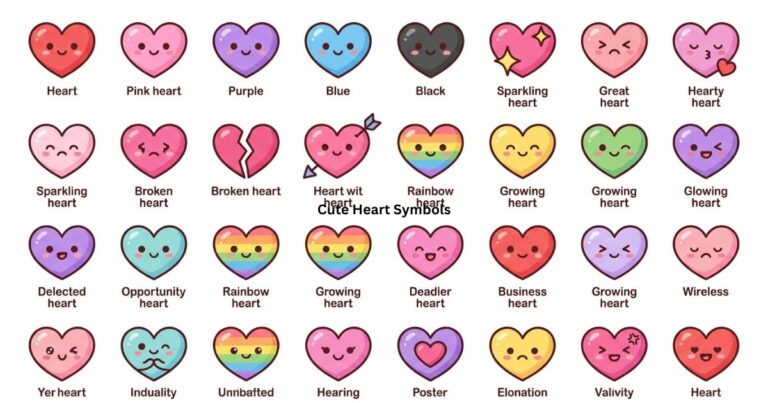 Cute Heart Symbols