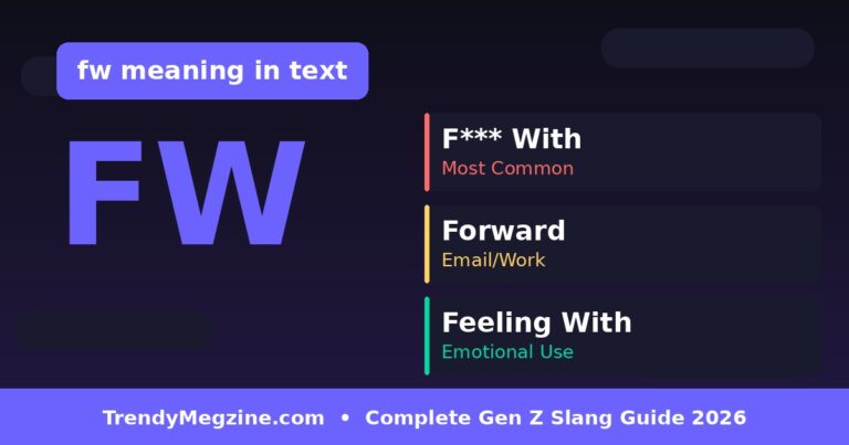 FW Meaning in Text