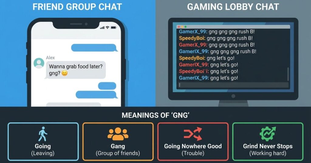 "gng" Meaning in Text