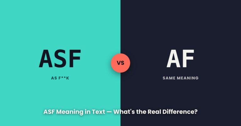 ASF Meaning in Text