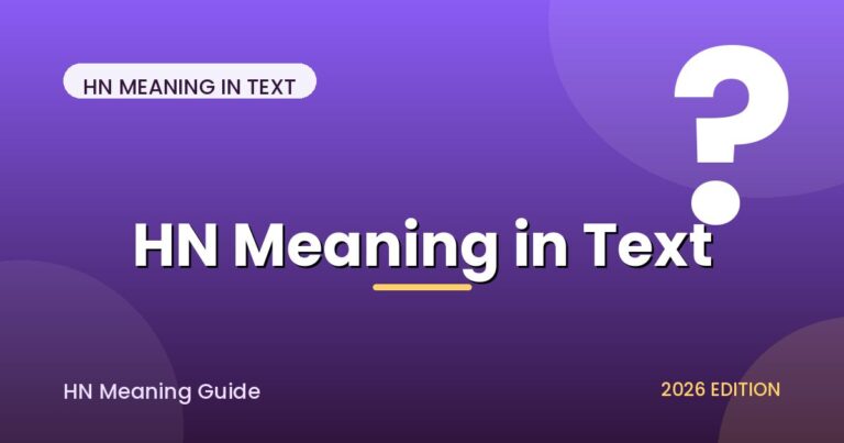 HN Meaning in Text