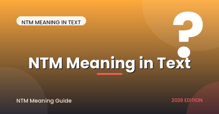 NTM Meaning in Text