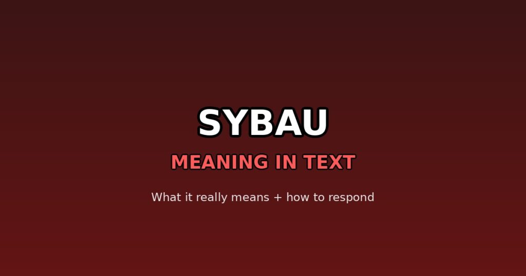 sybau
