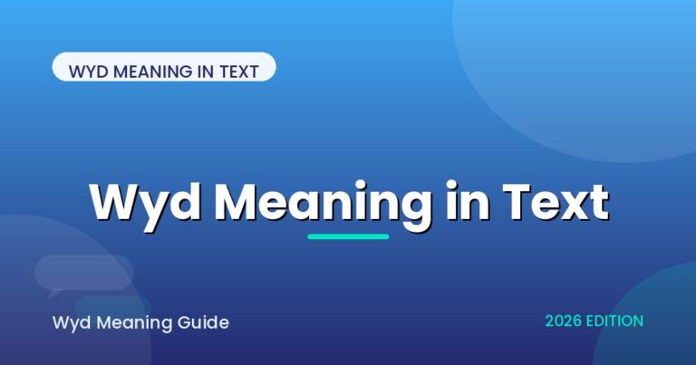 Wyd Meaning in Text