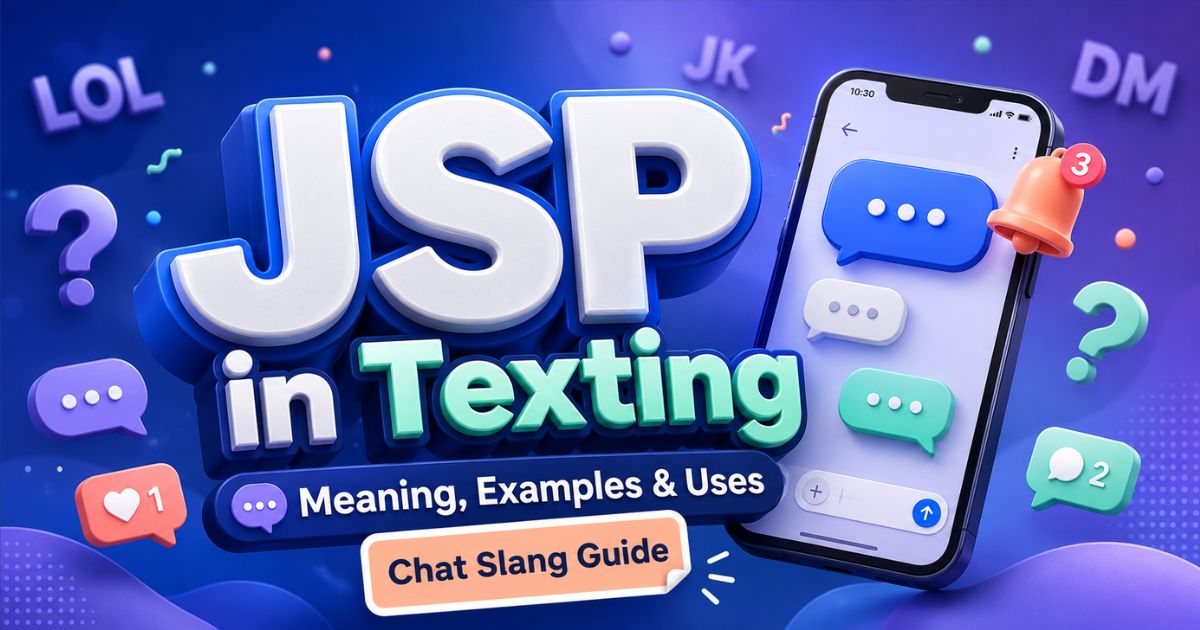 JSP Mean in Text