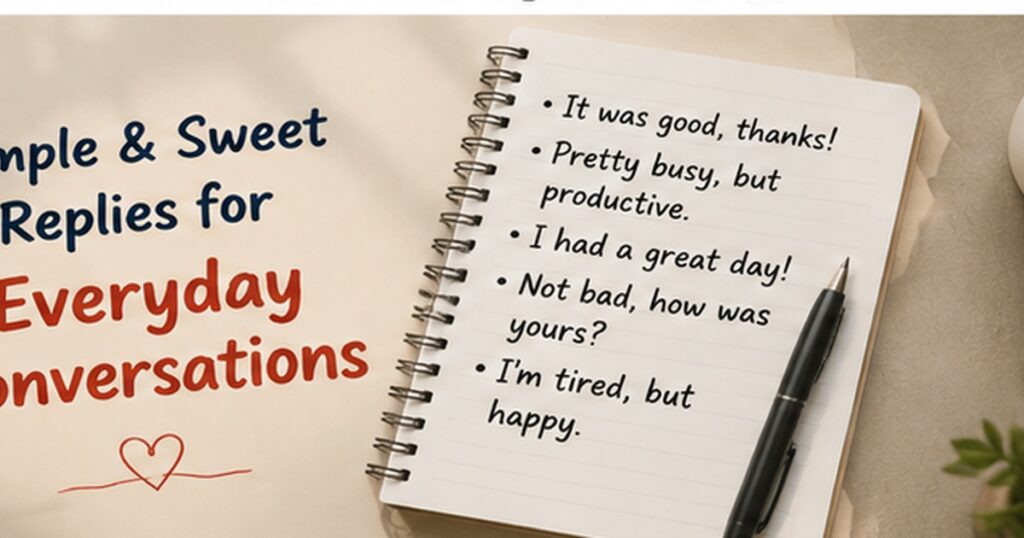 how-was-your-day-replies