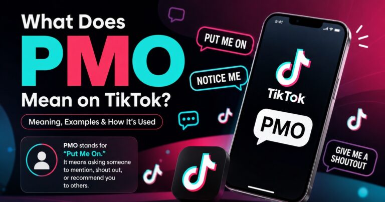 What does PMO mean on TikTok