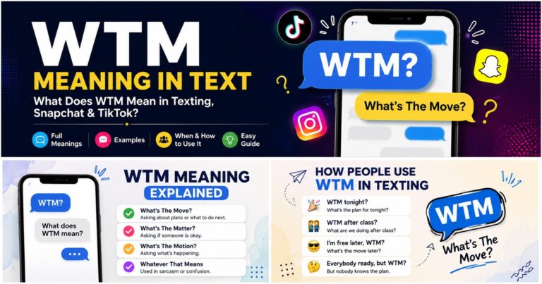 WTM meaning in text